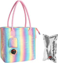 Tirrinia Wine Tote Bag, Beach Cooler for Travel Gift, Drink Purse Travel Bag with Spout for Picnic, BYOB, Party, Dinner, Pool