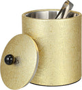 NUOBESTY Stainless Steel Ice Bucket, Sturdy Ice Cooling Bucket Portable Wine Chiller for Partyfavors, Wine Bar (golden)