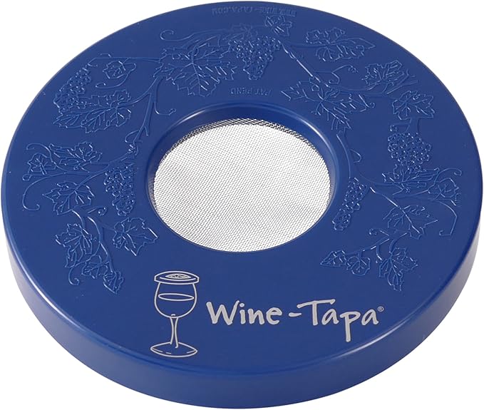 Drinking Glass Covers- Keep Bugs Away from Wine Glasses Outdoors - Use as Cover for Coffee Mugs, Soda Cans, and Drinking Glasses, set of 4 No Spill Drink Covers -Fresco Set