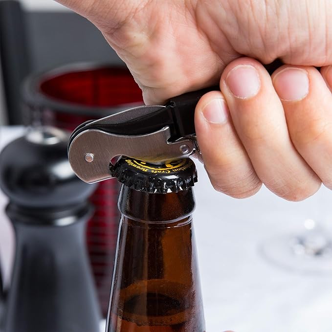 Oenophilia Duo-Lever Professional Waiters Corkscrew - Metallic Purple