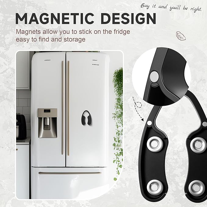 Wine Foil Cutter Magnetic Wine Bottle Foil Cutter Tool,Stainless Steel Blade Easily Removes Aluminum Foil Wine Bottle Opener,Black 2Pcs