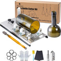 Glass Bottle Cutter, Upgrade Bottle Cutter & Glass Cutter Kit for Bottles, Wine Glass Bottle Cutter Tool to Cut Bottles Wine Beer Liquor Whiskey Champagne (Only for Round Bottles)