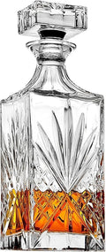 Godinger Dublin Whiskey Decanter, Liquor Decanter, Alcohol Decanter, Beer Decanter, 750ml