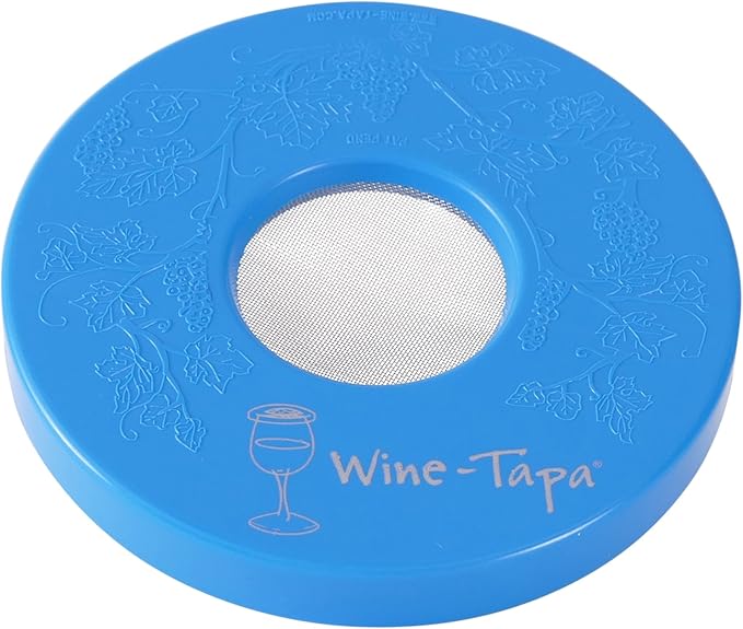 Drinking Glass Covers- Keeps Bugs and Insects Away Outdoors- Set of 4 No Spill Drink Covers (Malibu)