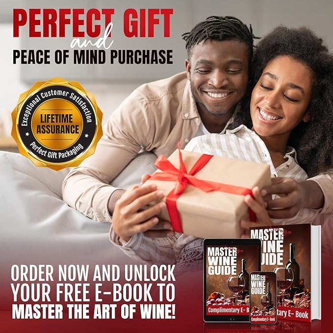 2 Pack Wine Stopper for Bottle, Premium Wine Saver with Built-in Date Tracker, Leakproof Design, Ideal Christmas and Birthday Gift for Wine Lovers.