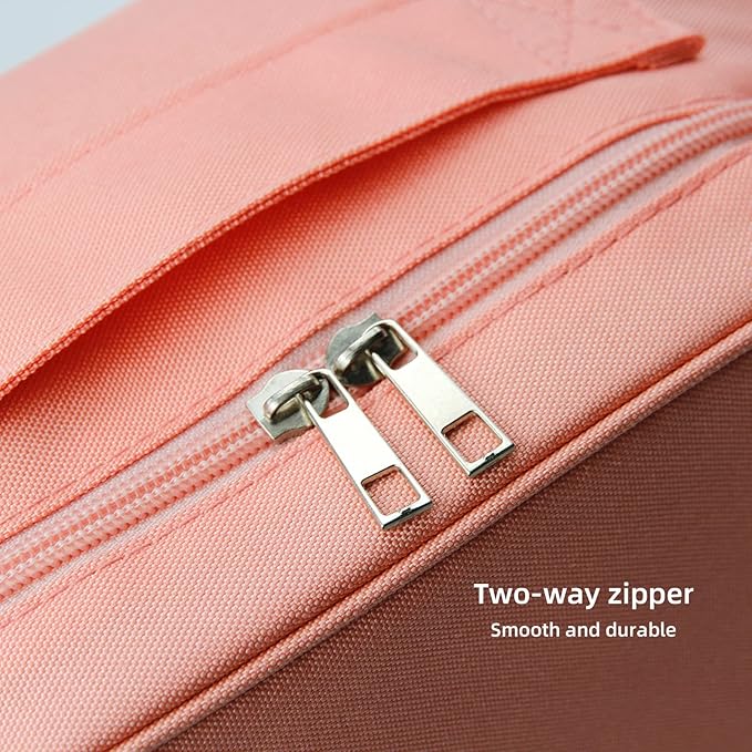 TOPASION Cute Pink Empty First Aid Bags, Travel Medicine Bag for Women and Girls, Medical Supplies Organizer Bag, Portable Kit for Traveling, Car, Home, Camping, Office, Hiking, Outdoor