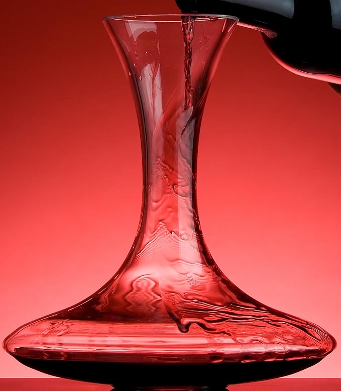 Ravenscroft Crystal Large Wine Decanter, Crafted in Europe, Handblown, 66 FL Oz, Clear Ground Glass Stopper, 100% Lead-Free Crystal, Gift-Boxed, Elegant Design