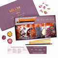 MILLIN Cocktail Garnish Gift Set – Edible Flowers & Dehydrated Fruits | Premium Bar Accessories | Unique Gift for Her | Holiday gifting