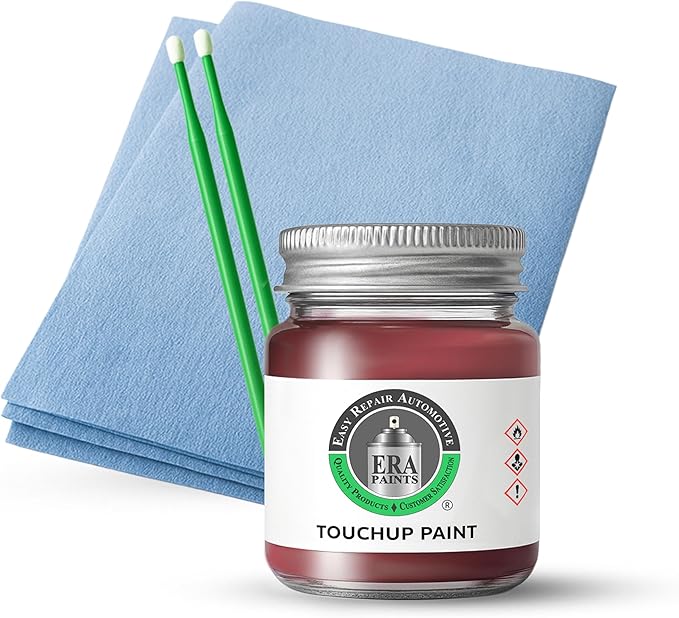 ERA Paints - UQ - Wine Red Metallic for MERCURY Exact OEM Color Match Automotive Touch Up Paint for Cars - Scratch & Chip Repair for Metal & Plastic - Basic Kit - Made in USA
