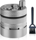 ShanSon WDT Espresso Tool with Brush Base Coffee Powder Distributor Needle WDT Tool for Barista Coffee Bar Espresso Distribution Tool,58mm,Gray&Black