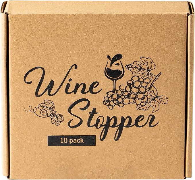 10Pcs Wine Stoppers Gift Set Funny Silicone Bottle Covers Reusable Beverage Corks Strong Sealing Keep Wine Fresh Lady Man Liquor Accessories for Outdoor Picnics Weddings Barbecues Parties