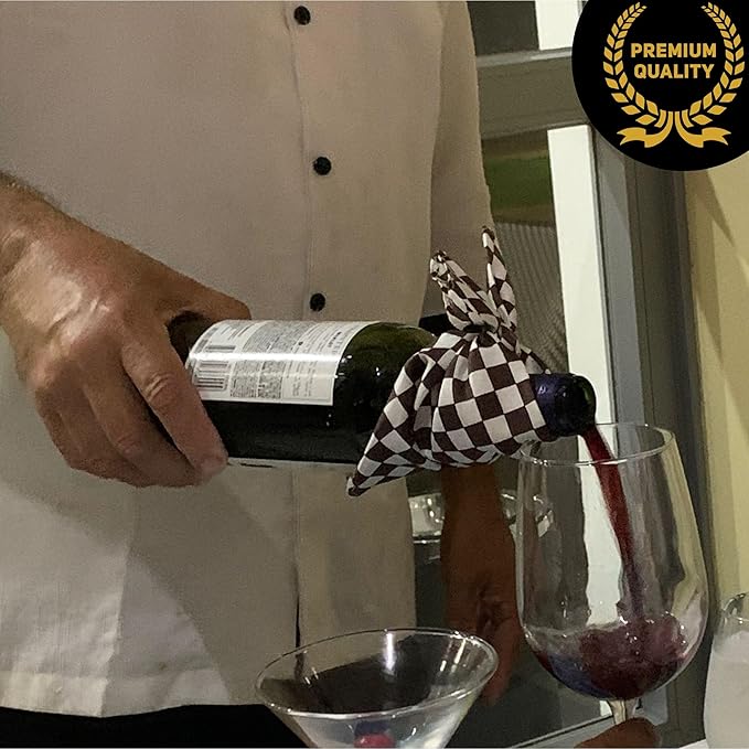 Wine Bottle Drip Ring – Premium Silk Wine Drip Collar for No-Mess Pouring – Elegant Wine Accessory