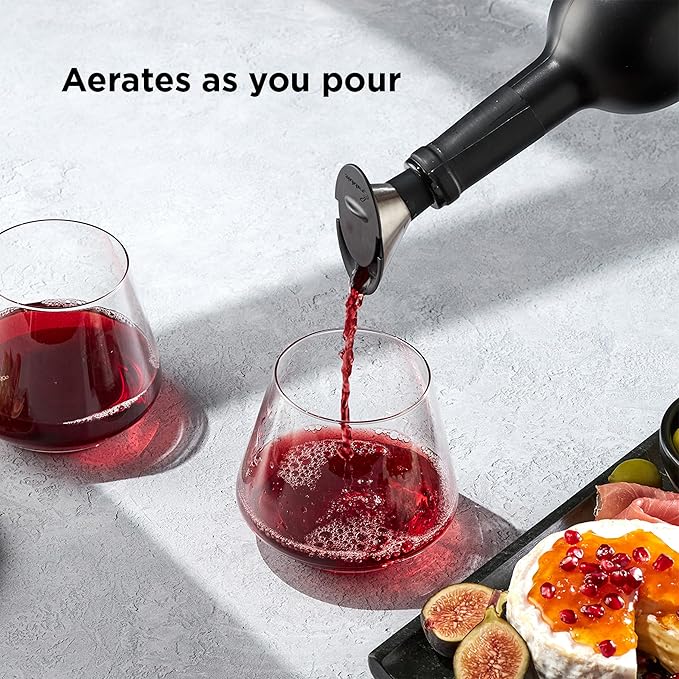 Rabbit Sliding Wine Pourer, Easy Pour, No Drip, Wine Stopper