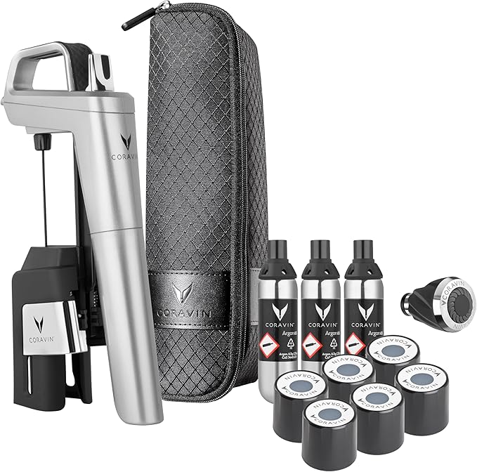 Coravin Timeless Six Plus Wine Preservation System (Silver)
