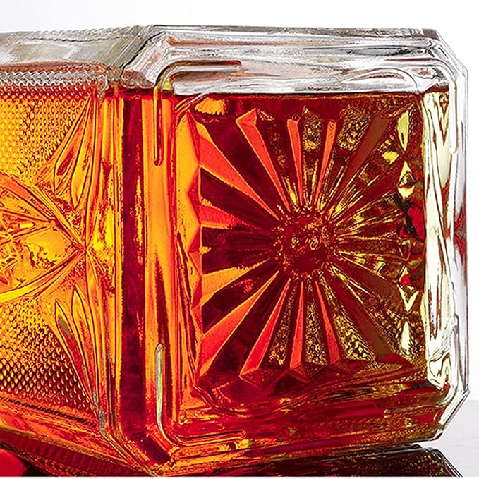 950ML whisky decanter with glass stopper, suitable for Scotch whisky, Baijiu, bourbon whisky, wine and mouthwash (1)