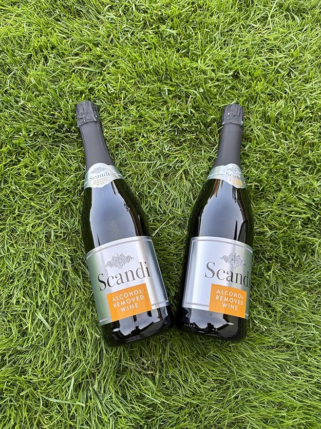 Scandi Brut | Non-alcoholic wine | Non alcoholic champagne | Sparkling non alcoholic wine - good for alcohol free cocktails | good for mimosa and other cocktails