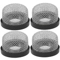Saillong 4 Pcs Stainless Steel Mesh Strainer ¾ Inch -14, Stainless Steel Aerator Screen Filter Compatible with Livewell Pumps, MA-023 Screw on Strainer for Pump, Aerator, HVAC Drain Outlet