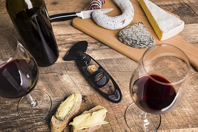 Vacu Vin Twister Corkscrew – Easy-Turn Wine Opener with Comfortable Grip – Removes Corks Smoothly in One Motion – Manual Corkscrew for Natural & Synthetic Corks – Durable & Ergonomic Design